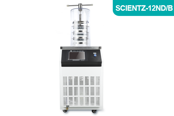 寧波新芝實驗型加熱式鐘罩凍干機Scientz-12ND/B壓蓋型