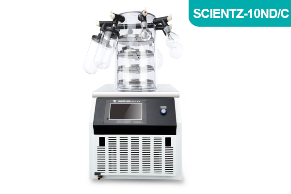 寧波新芝實驗型加熱式鐘罩凍干機(jī)Scientz-10ND/C普通多歧管型